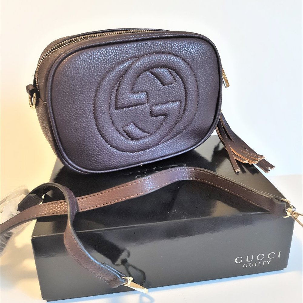 NEW Soho small faux leather disco bag.